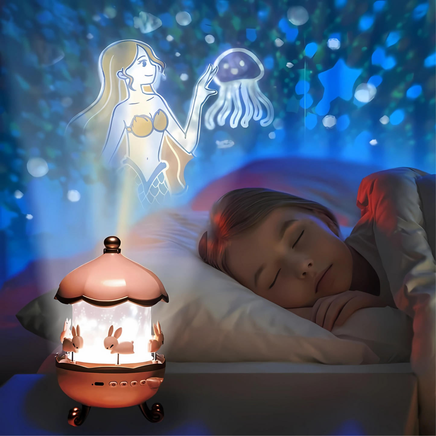 Dreamy Star Bunny Projector
