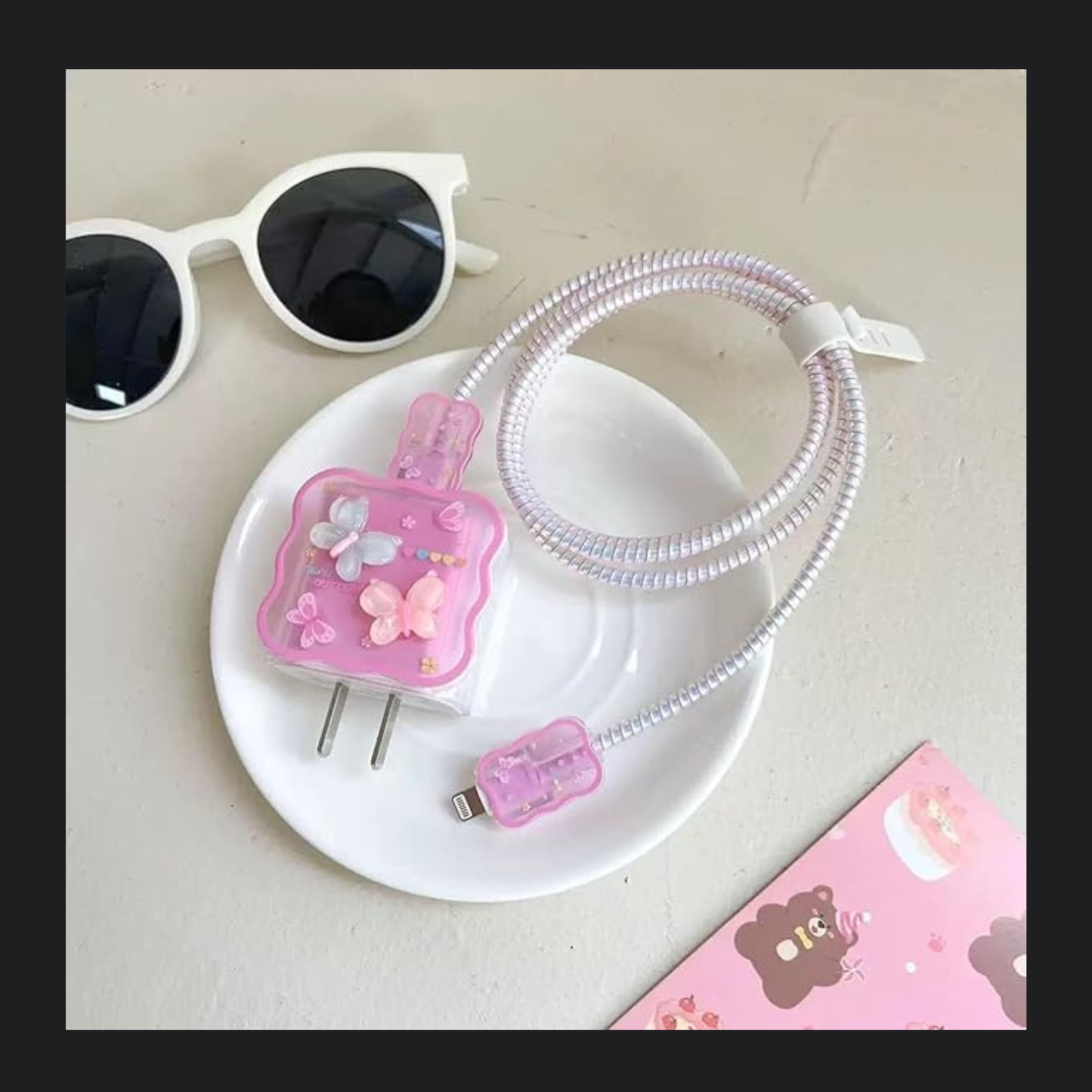 3D Butterfly Charger Protecter
