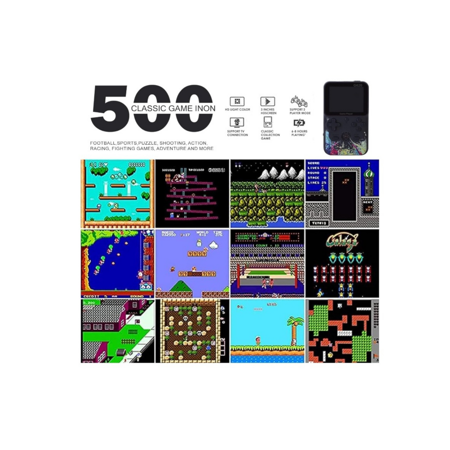 G620 Retro Video Game