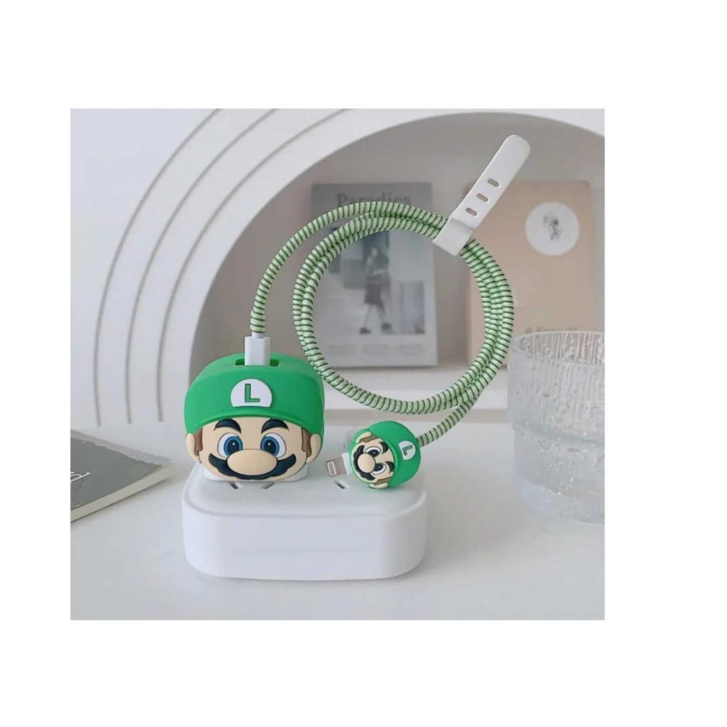 Mario Green Charger Protecter