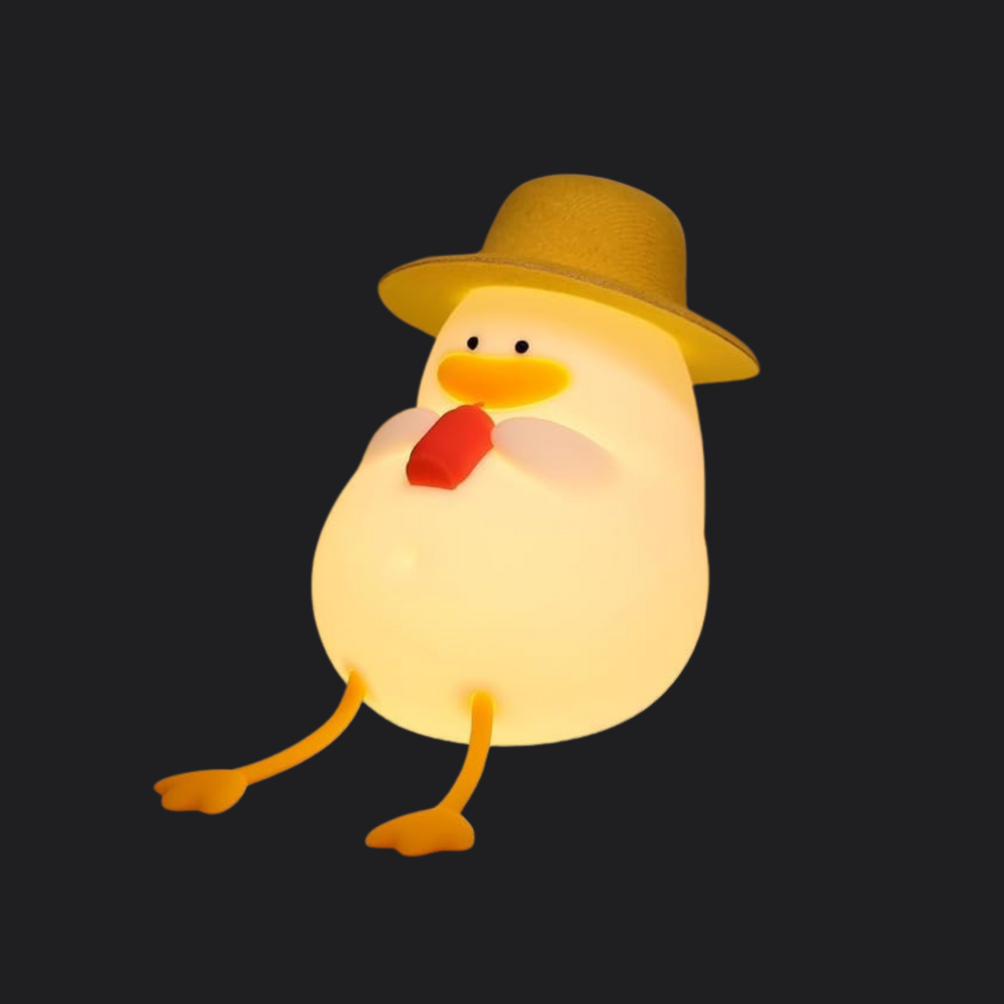 Seated Duck Light Lamp