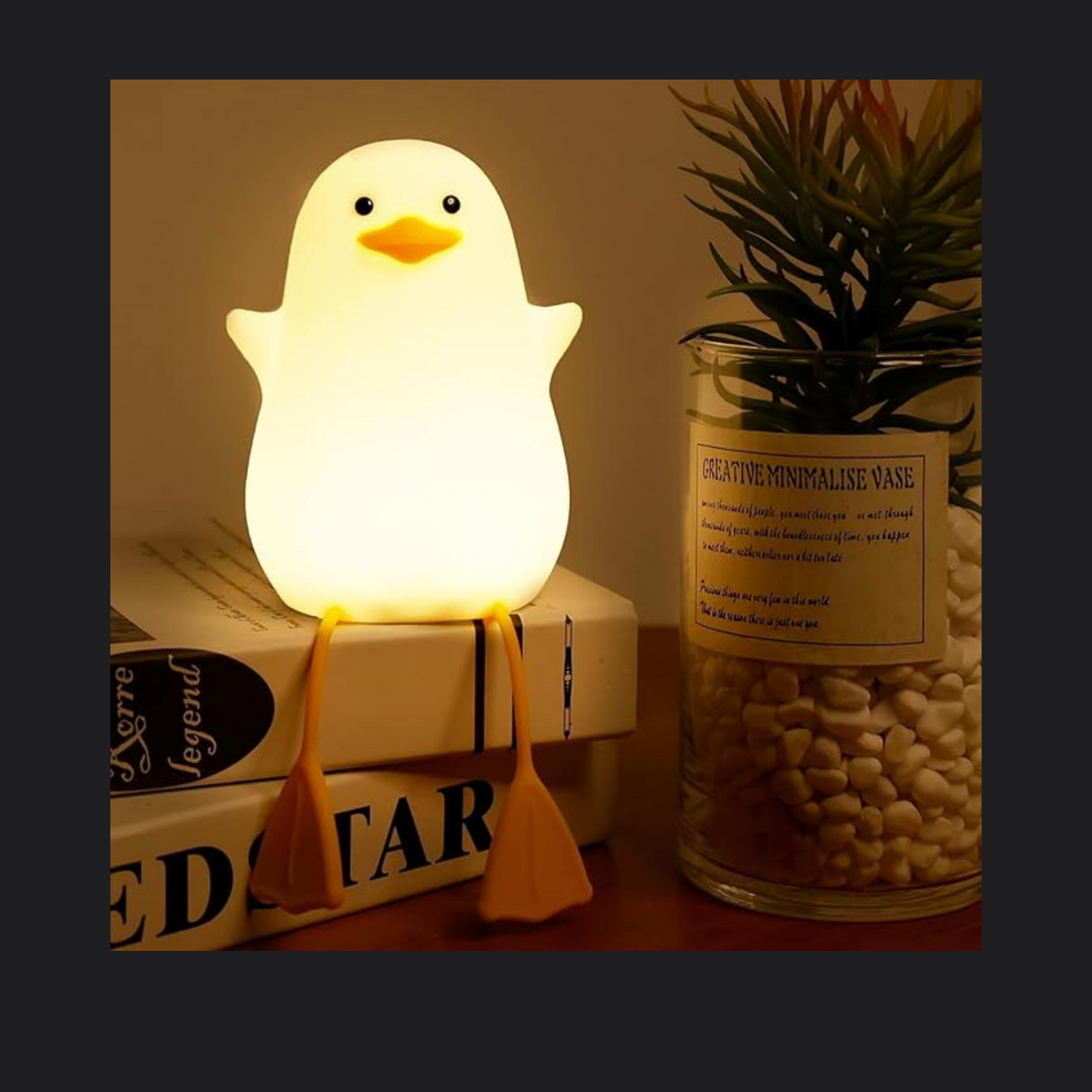 Seated Duck Light Lamp