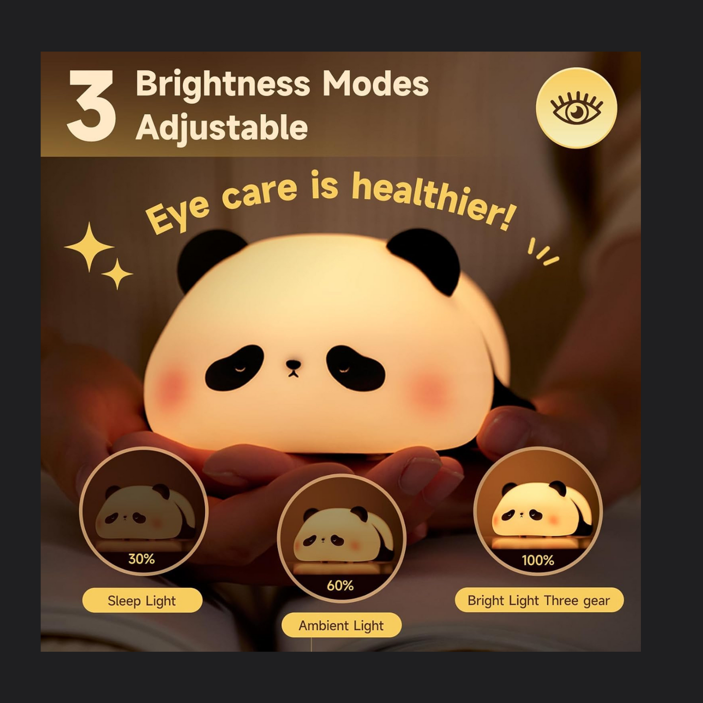 Lying Panda Light Lamp