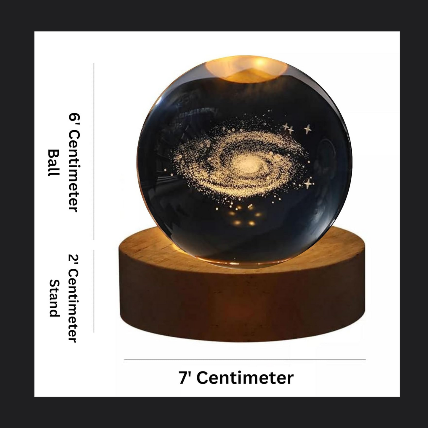 Galaxy Crystal Ball Lamp