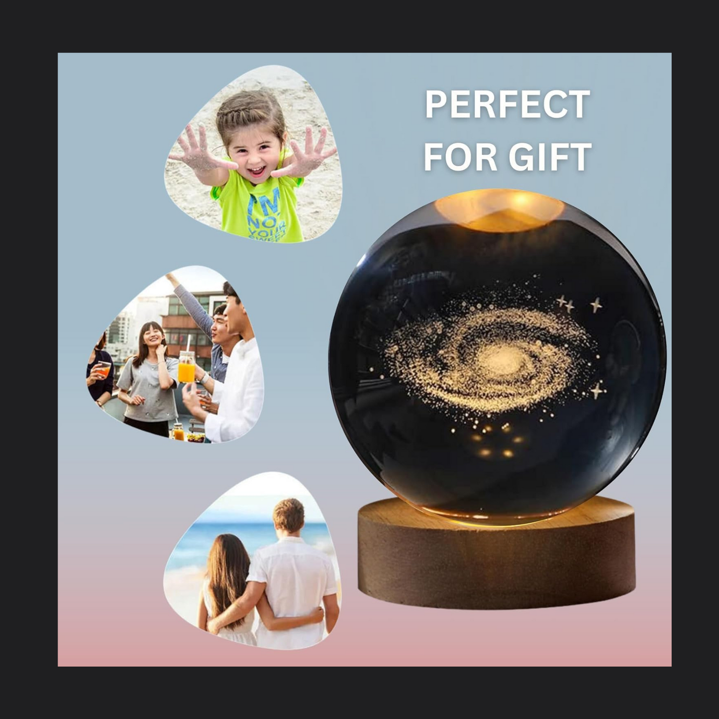 Galaxy Crystal Ball Lamp