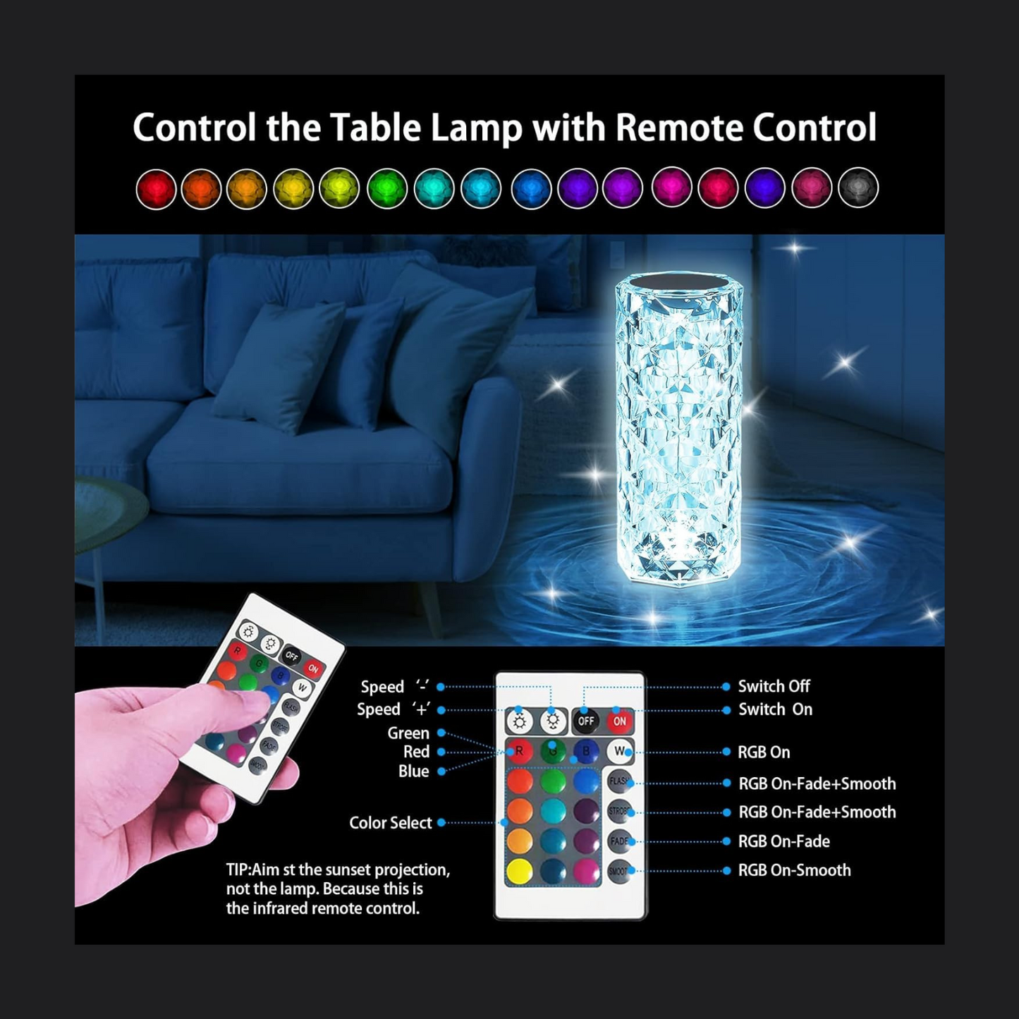 Diamond Table Lamp
