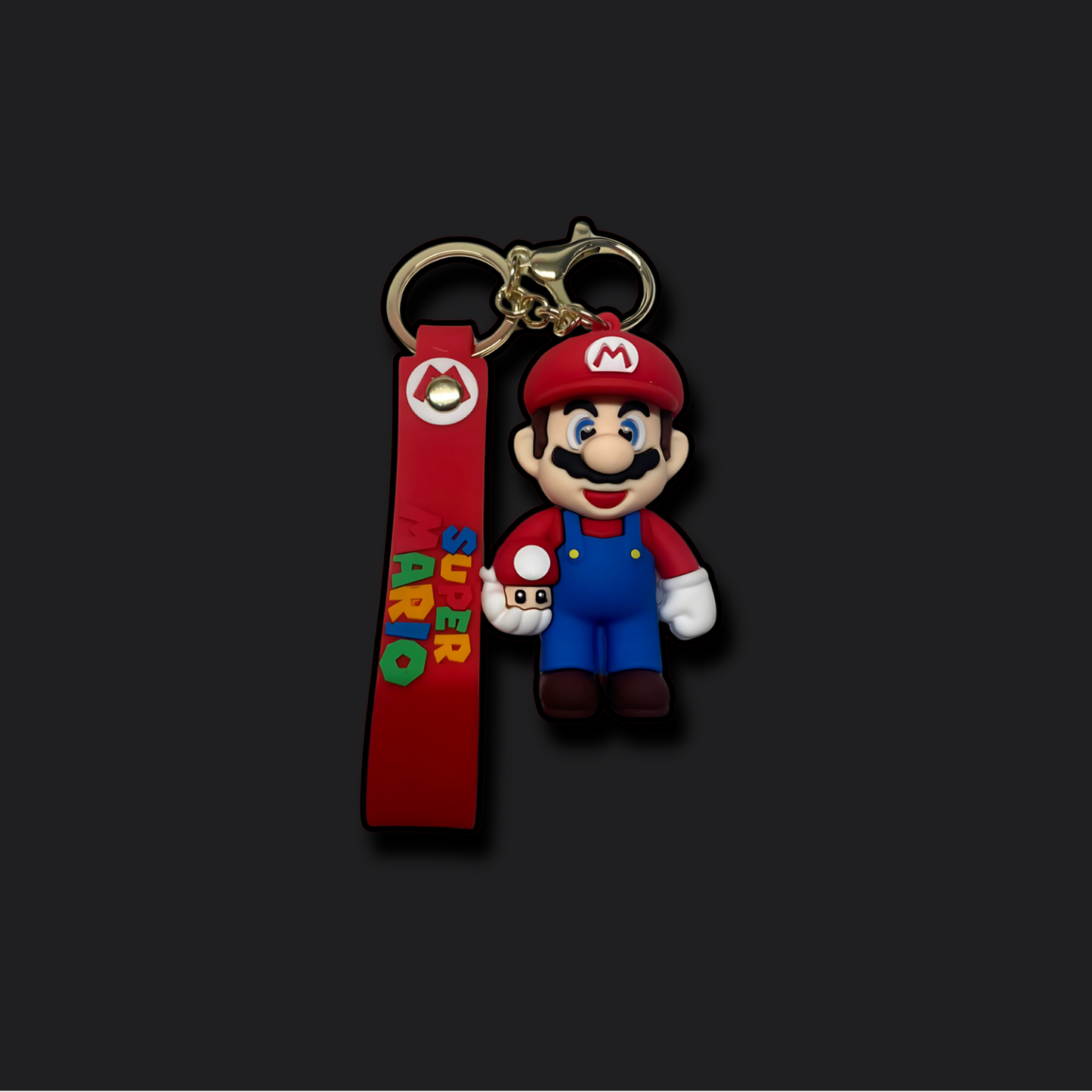 3D Red Mario Keychain