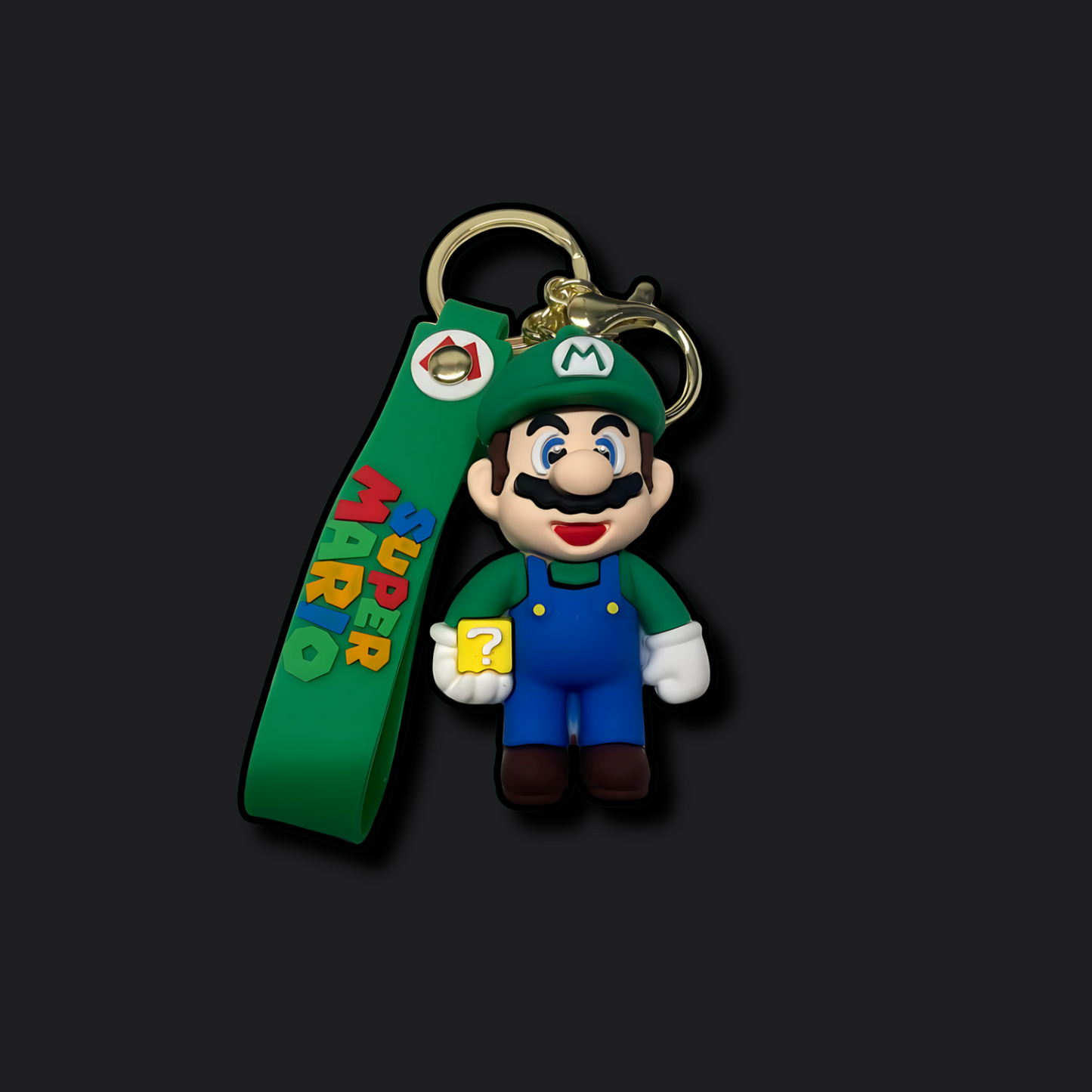 3D Green Mario Keychain