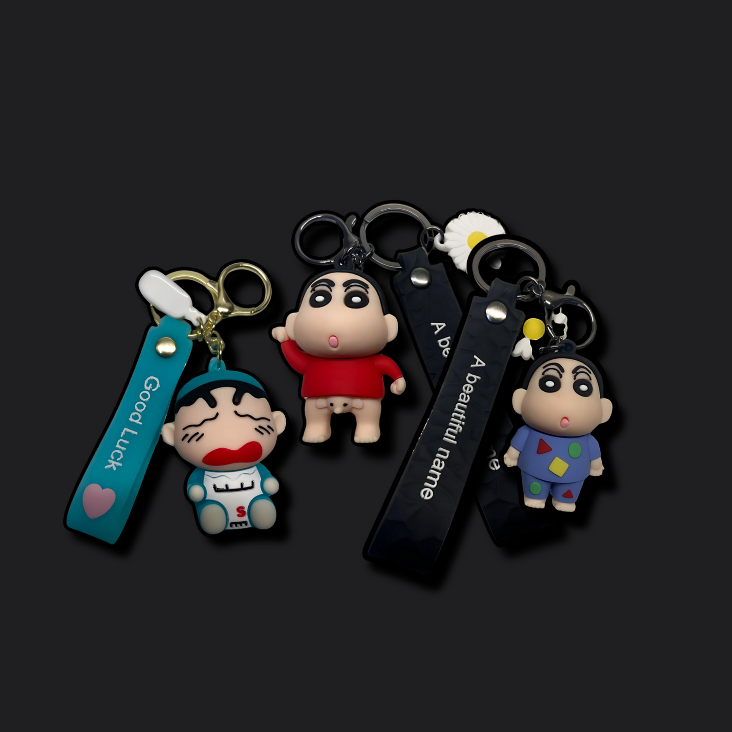 (Pack of 3) 3D Sinchan Keychain