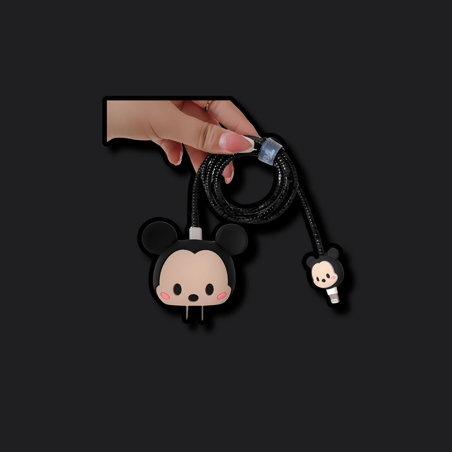Micky Mouse Charger Protecter