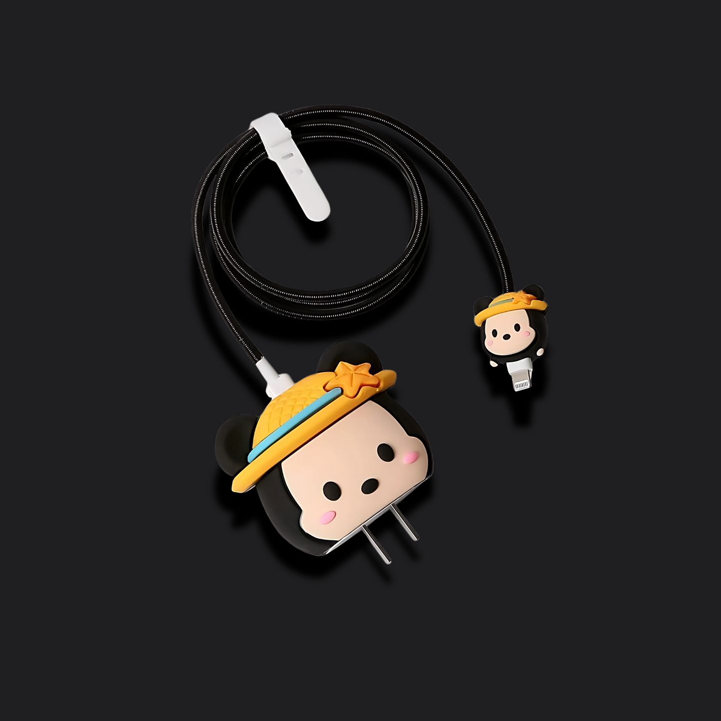 Micky Mouse (Cap) Charger Protecter