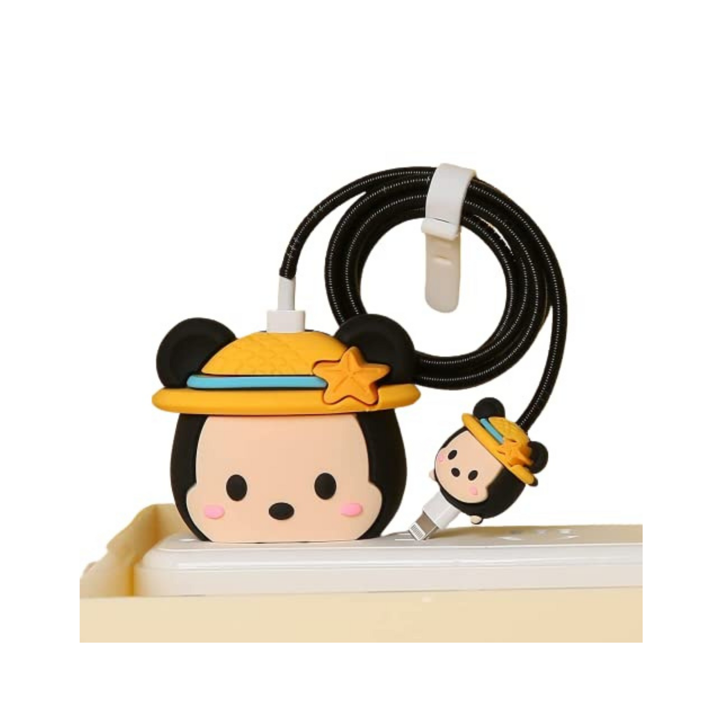 Micky Mouse (Cap) Charger Protecter