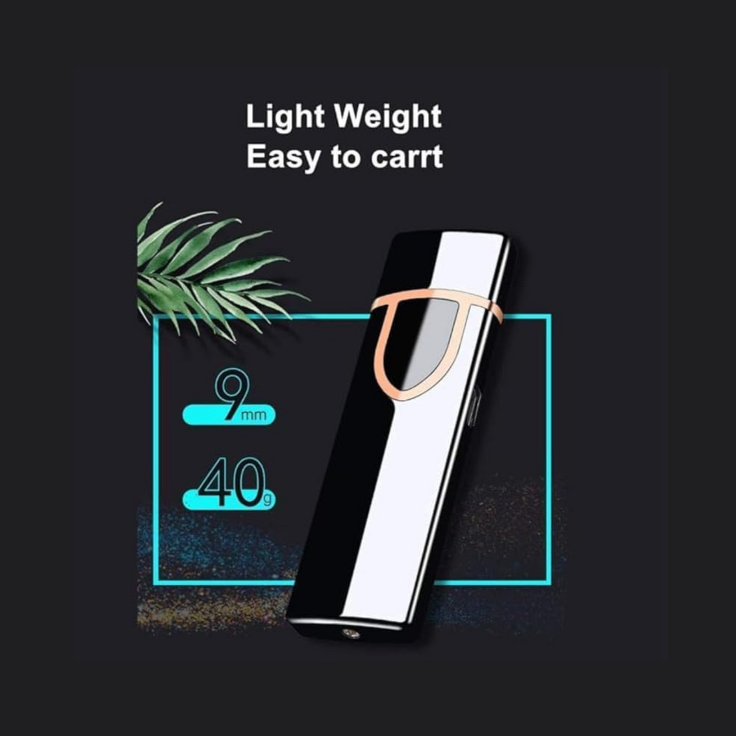 Smart Fingerprint Sensor Smoking Lighter (Metal)
