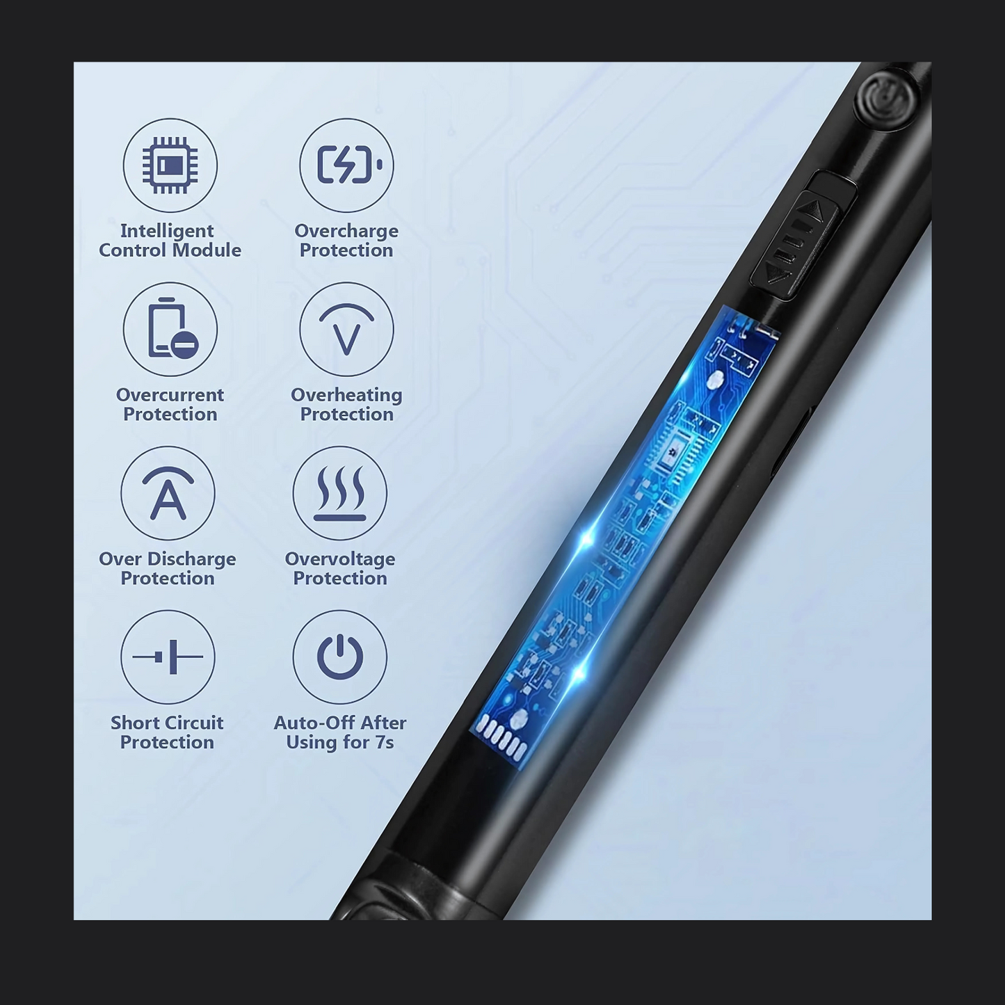 360° Flexible Neck USB Rechargeable Arc Lighter