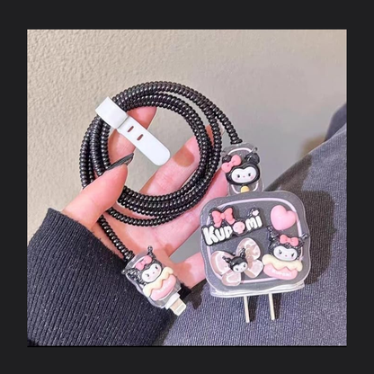 3D Kuromi Charger Protecter