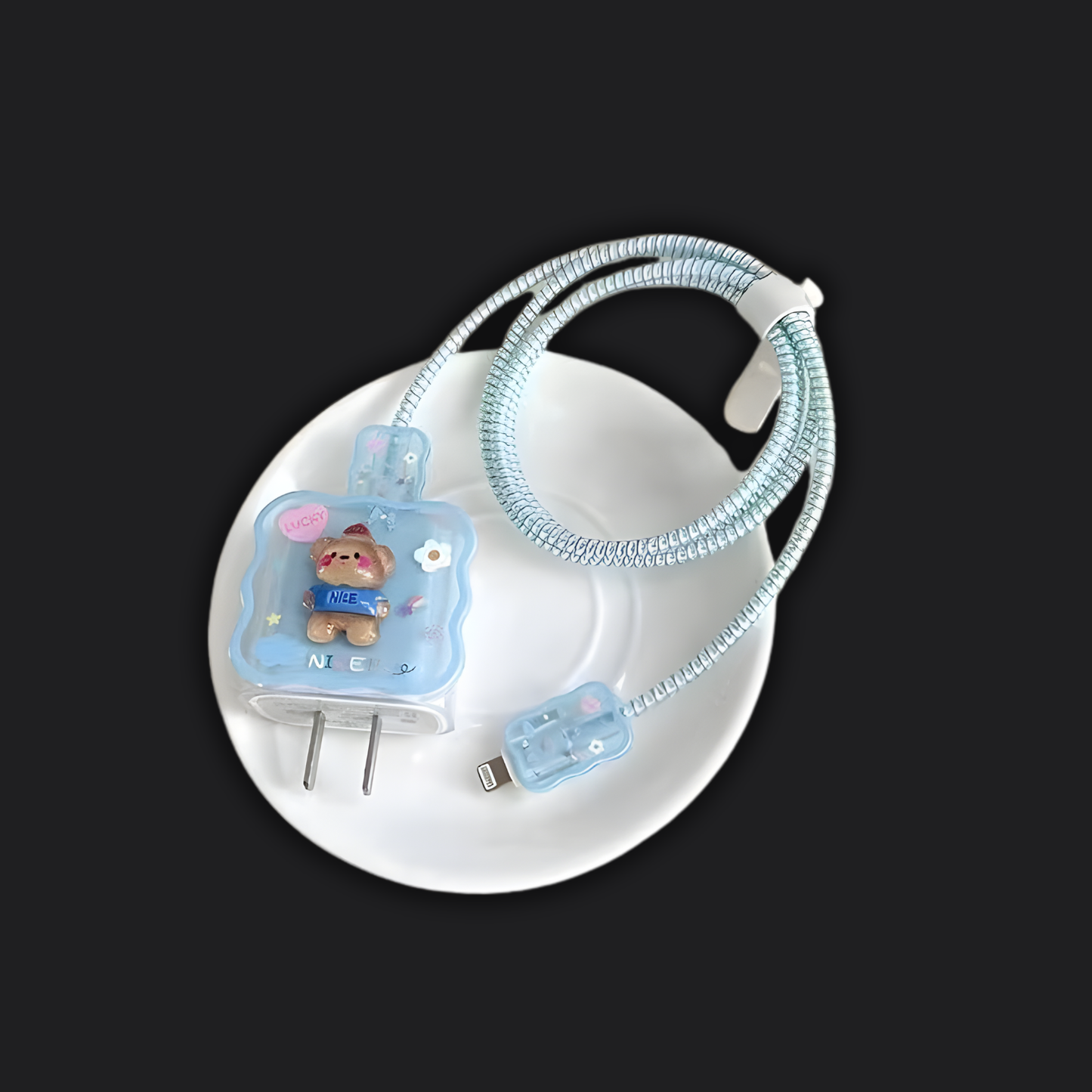 3D Bear Charger Protecter