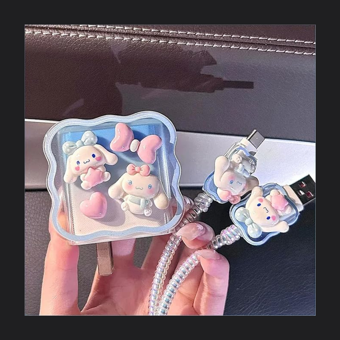 3D Kitties Charger Protecter